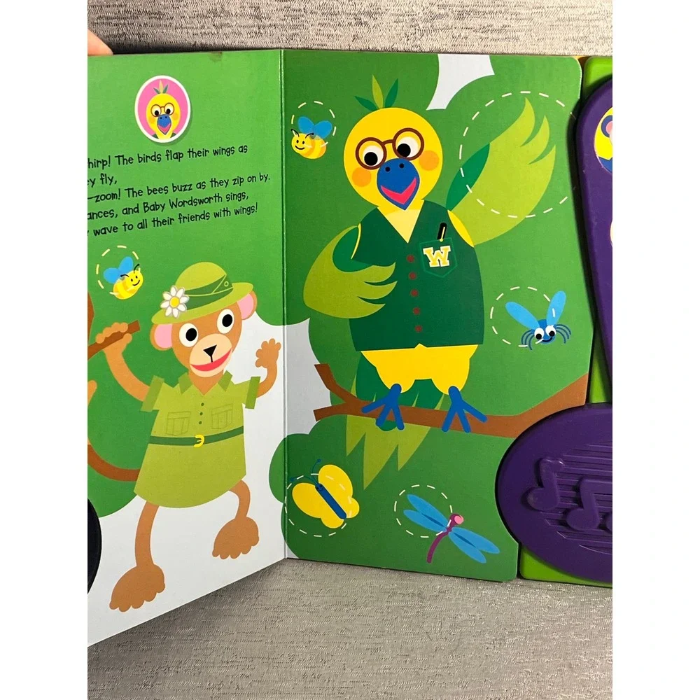 Baby Einstein Animal Melodies Play-a-Song Book Classical Music Disney WORKS
